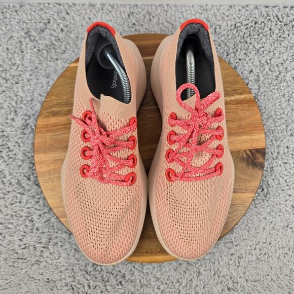 Allbirds Mens 11 Tree Dasher Peach Coral Athletic Active Gym Daily Running Shoe - Picture 5 of 12
